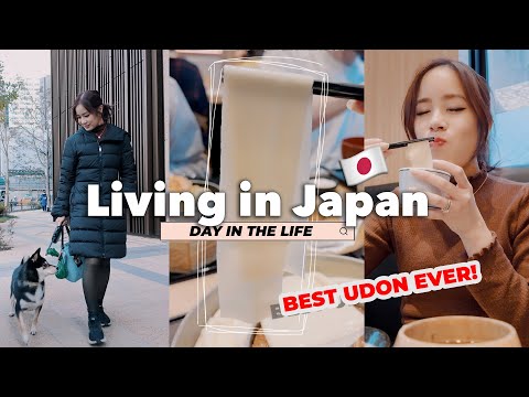 Daily Life LIVING IN JAPAN 🇯🇵 - Running errands, apartment cleanup & THE BEST udon in Tokyo!