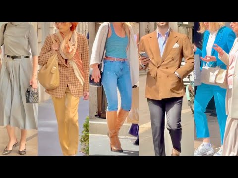 MILAN SPRING☀️2024 STREET STYLE 🇮🇹 CUTE  SPRING OUTFITS 👜GO SHOPPING MILAN #vanityfair #gqkorea