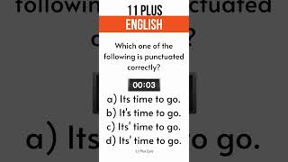 11 Plus Exam Paper | English Preparation [Question #101]