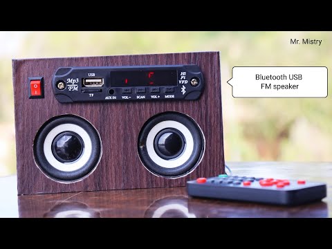 Make Bluetooth, USB and FM Speaker