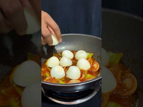 Egg Chilli Asmr Cooking #shorts #food #eggchilli #egg #recipe #asmr #asmrkitchenfood #asmrsounds