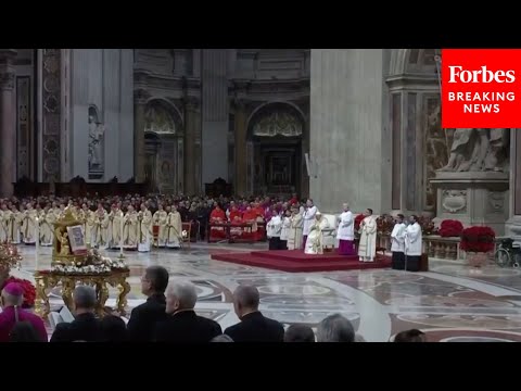 WATCH: Pope Francis Leads Christmas Eve Mass In Vatican City