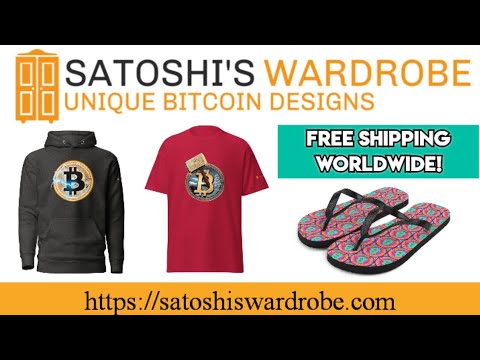 Get the coolest Bitcoin merch at satoshiswardrobe.com | Satoshi's Wardrobe | Free shipping