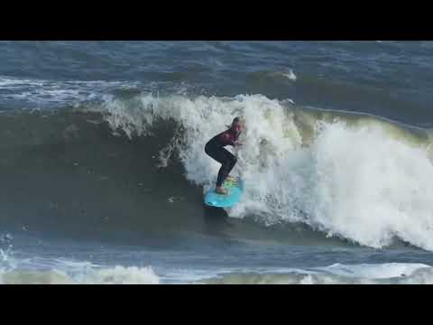 Super Groms Emi & Jackson Surfing High Tide / NE Florida Update / 12pm 12.06.24