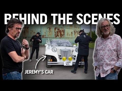 Behind the scenes of our shoot for The Grand Tour