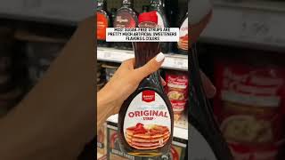 Best And Worst Pancake Syrups #shorts #nutrition #health #food #tips #healthy #healthylifestyle