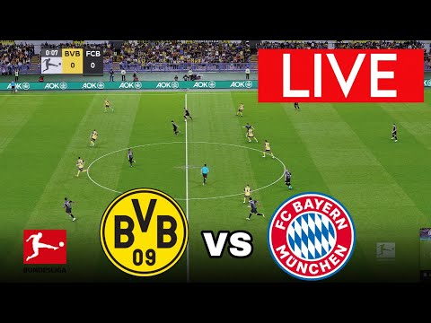 Borussia Dortmund gegen Bayern München LIVE | Bundesliga 2024/25 | Spielen Sie noch heute live!