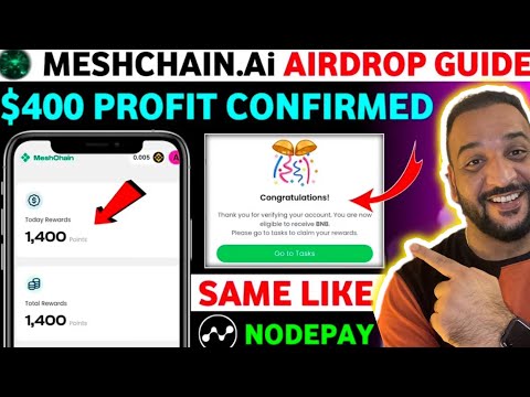 Mesh chain airdrop Complete guide | Same like nodepay Airdrop