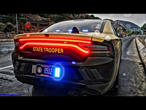 Playing GTA 5 As A POLICE OFFICER Highway Patrol|| FHP|| GTA 5 Mod| 4K