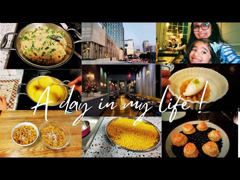 A Day of Cooking and Dining in LA Downtown | Moong dal Halwa , Dalia Upma  ✨