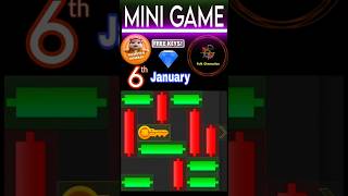 6th January Puzzle Game Trick, Hamster Kombat Easy steps #hamsterkombat #puzzle #blockchaingames