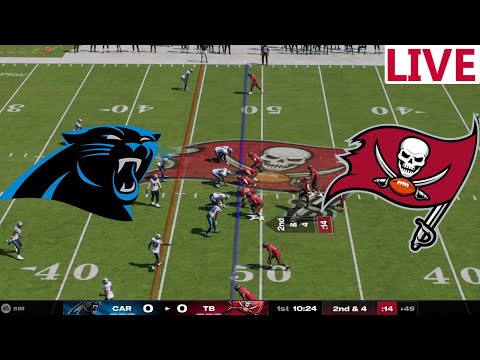 🔴LIVE 🔴Carolina Panthers vs Tampa Bay Buccaneers/ NFL Week 17/Madden NFL 25