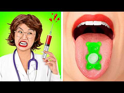 Amazing Parenting Hospital Hacks! GOOD VS BAD DOCTOR by 123 GO!