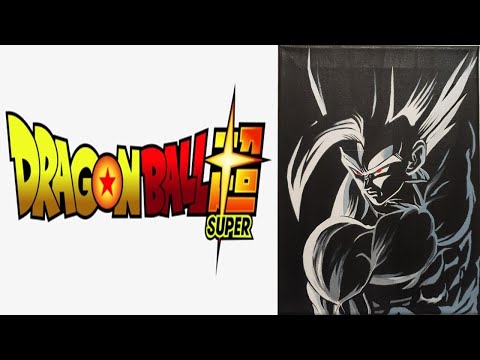 Painting Gohan Beast Dragon Ball Super with Acrylic