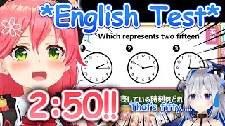 Hologirls Took The English Test But The Answer Was Too ELITE...【Hololive】【Eng Sub】