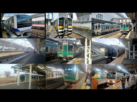 エミリアチャンネル鉄道リニューアル動画　　青春18きっぷで行く！常磐線・水郡線・東北本線の旅　　