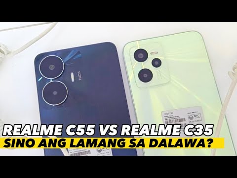 SIDE TO SIDE COMPARISON, REALME C55 VS REALME C35 #realme #realmec55 #realmeC35 #comparison