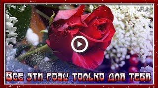 Все эти розы только для тебя!