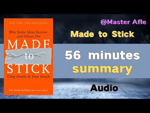 Summary of Made to Stick by  Chip Heath | 56 minutes audiobook summary