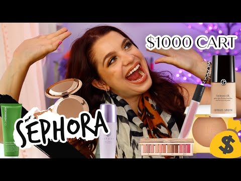 WHAT'S IN MY $1000 SEPHORA FANTASY BASKET TAG!!