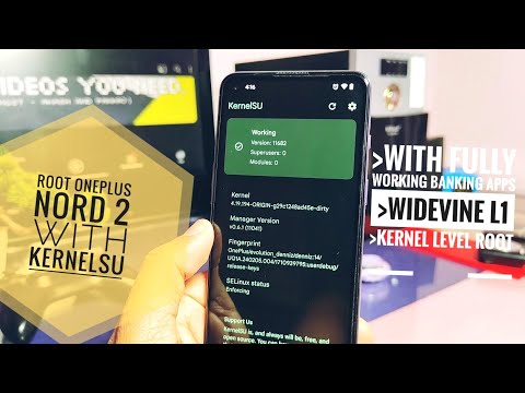 root oneplus nord 2 with kernel su on android 14 evolution X | DN2101 & DN2103