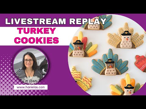 Turkey Cookies - Live Cookie Decorating |Episode 237|