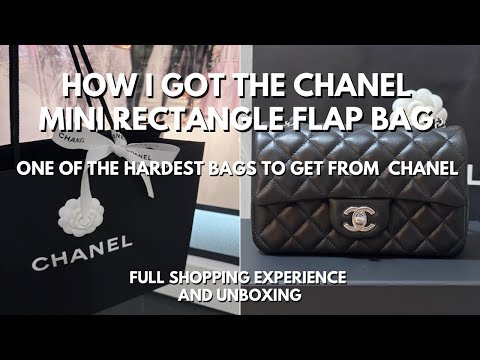 Buying Chanel Mini Rectangle Classic Flap Bag Full Shopping Experience and Unboxing