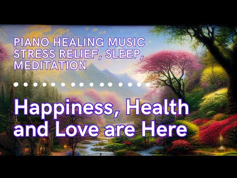 Happiness, Health and Love are Here | Piano Healing Music | Stress Relief, Sleep, Meditation #music