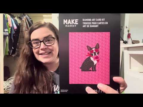 Diamond Painting Valentine Card Unboxing | MAKE MARKET