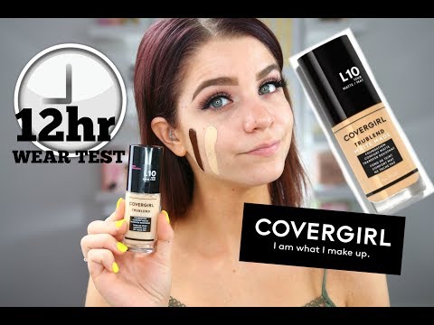 12 HOUR WEAR TEST COVERGIRL TRUBLEND MATTE MADE FOUNDATION REVIEW+APPLICATION | MAKEUPMOLLY