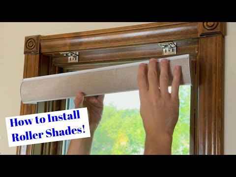 How to install roller shades #diy #window #shades #windowcoverings