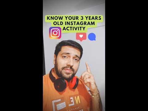 Know about all your past activities on Instagram - @SanBhartiDigital