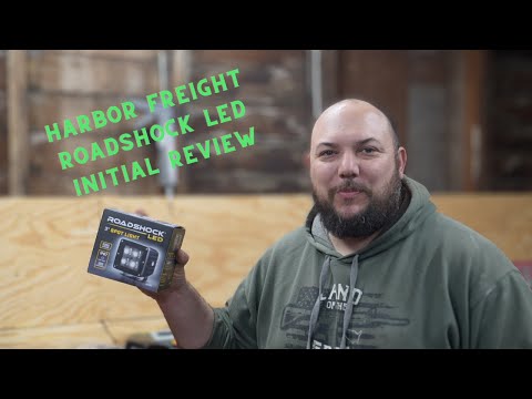 Harbor Freight LED Roadshock Light Review  - Initial Thoughts