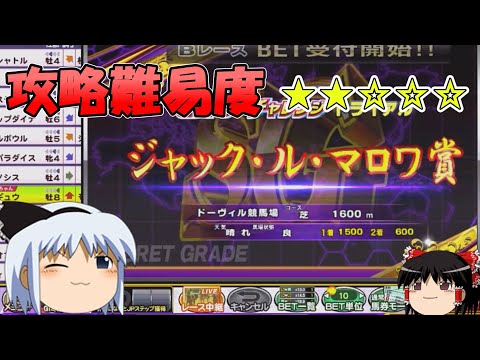 【コナステ】G1クラシック隠しレース制覇目指して(ジャック・ル・マロワ賞編)