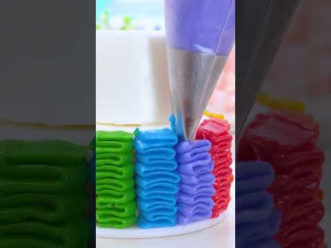 Unicorn Cake Dessert #shorts #cake #miniaturecooking #satisfying #asmr #minikitchen