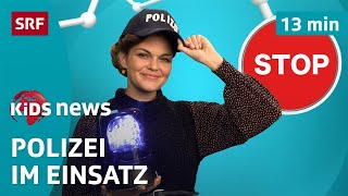 SRF Kids News: Einbrecher-Alarm – Unterwegs mit der Polizei | Kindervideos