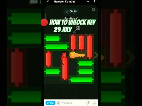 🛑 How to Unlock Key 29 July 🗝️👀🔥|Hamster Kombat Mini game 29 July|Key कैसे unlock करे ?|Airdrop Date