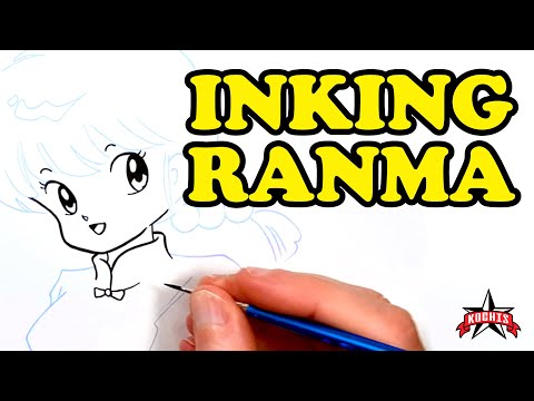 Inking Ranma (Girl Type) by Rumiko Takahashi #inkingmanga