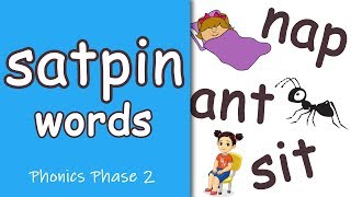 SATPIN Words | Phonics Blending