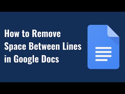 How to Remove Space Between Lines in Google Docs