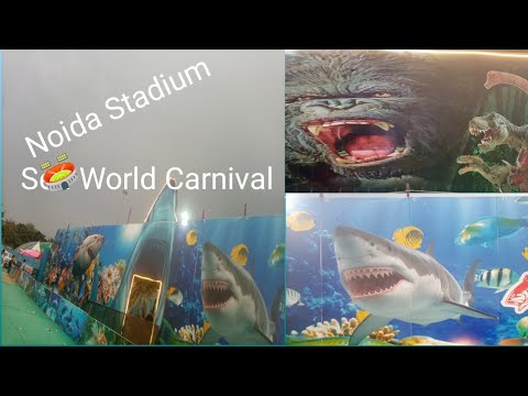 Sea World Carnival 🔥🔥🔥Noida 2024- Noida Stadium Mela -2024 / #Underwater #sea Aquarium #viral #video