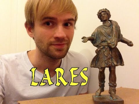 Unboxing:  Lares (= Roman Household Deities) Figurines for my Lararium (CelticWebmerchant.com)