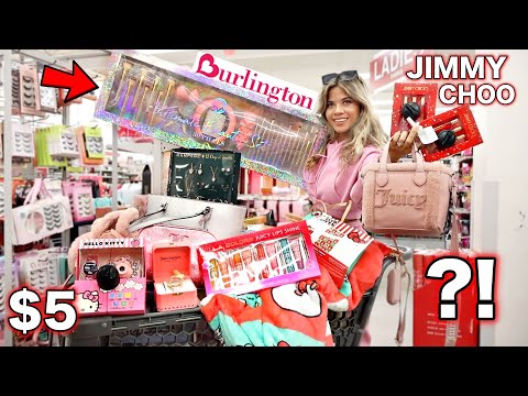 BURLINGTON LUXURY CHRISTMAS SHOPPING SPREE! CHEAP GIFT SETS + FASHION NOVA!!