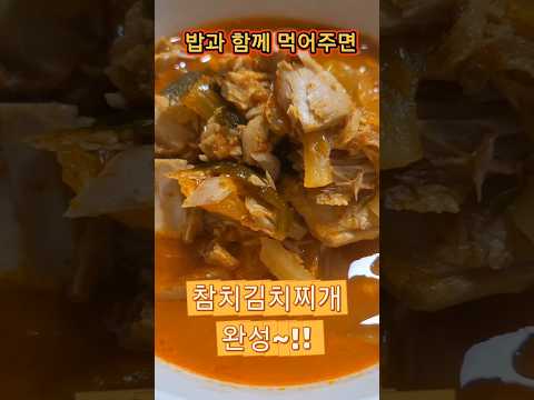 초간단김치치찌개 #김치찌개 #참치김치찌개