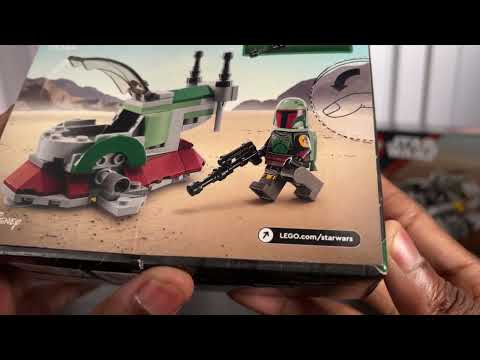 Lego Star Wars Boba Fett’s Starship Microfighter and The Mandalorian’s N-1 Starfighter Microfighter