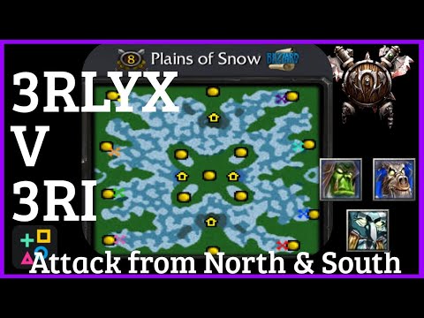 🟪🪓Plains of Snow [3v3] - Human, Orc & Undead vs. Orc, Undead & Night Elf - Yts POV