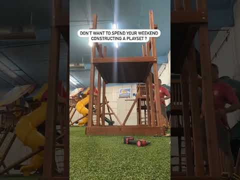 Let Our Experts Install Your Playset