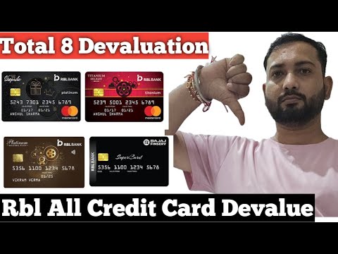 Rbl Credit Card Very Bad Update | total 8 Devaluation on Rbl Credit card