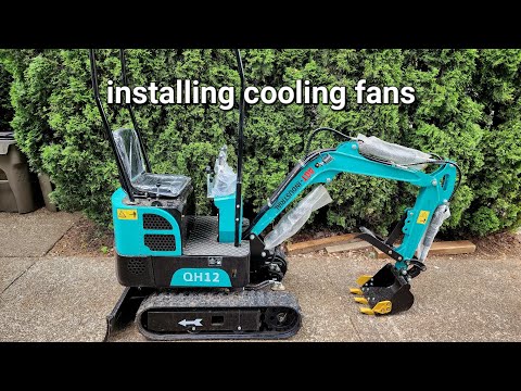 upgrade cooling fan install in a 1 ton gas-powered excavator  https://a.co/d/6mwZAh6