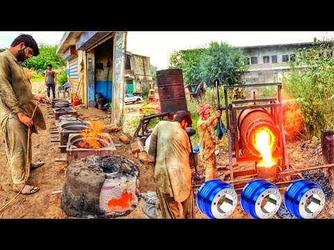 Manufacturing of a trucks brake drums || Unique Method Uses to Produce brake drums In Factory ||